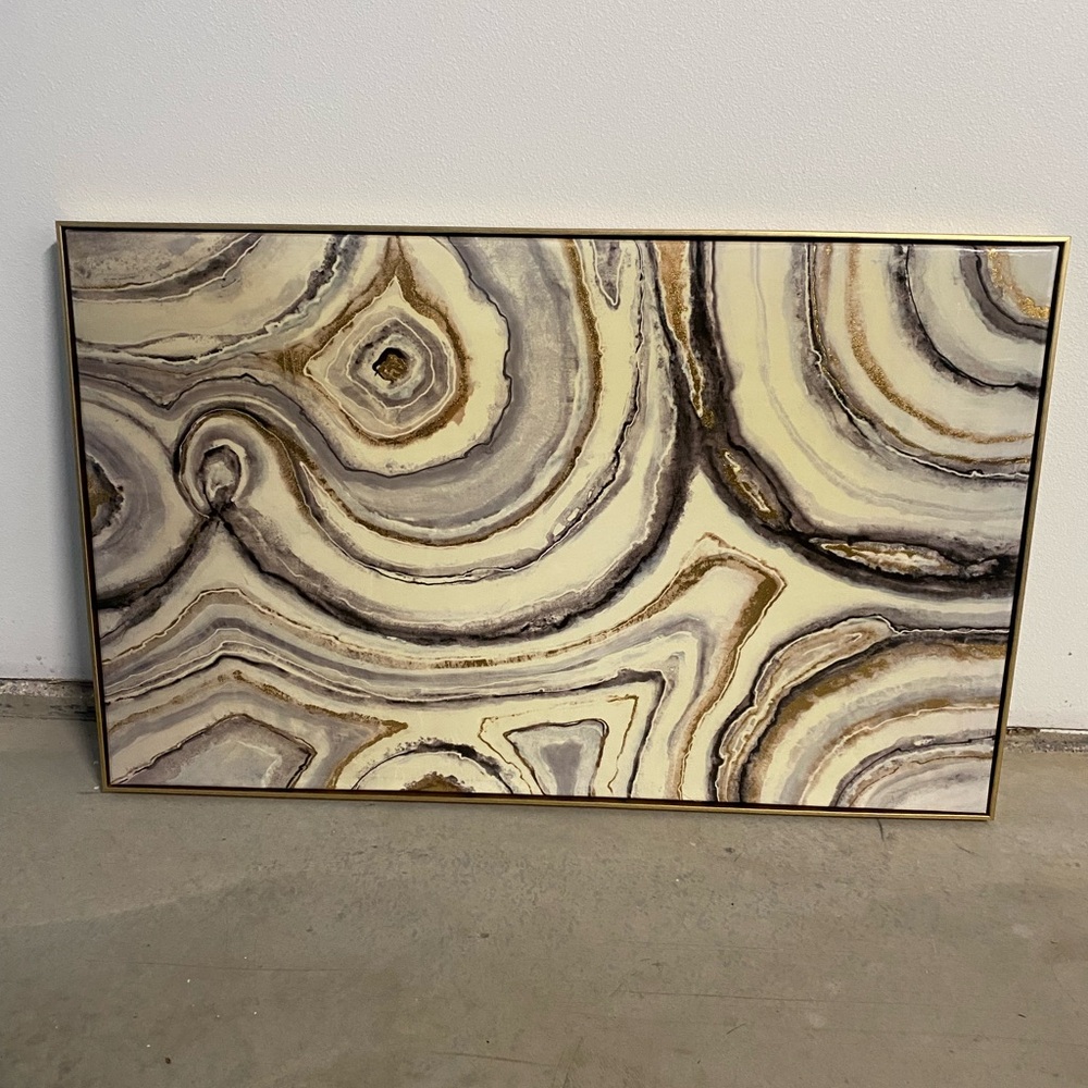 Stunning Abstract Geometric Wall Art

Used for staging. L=40 H=25 W=2